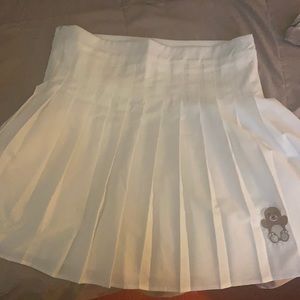 Cartoon Bear Pleated Skirt 🐻